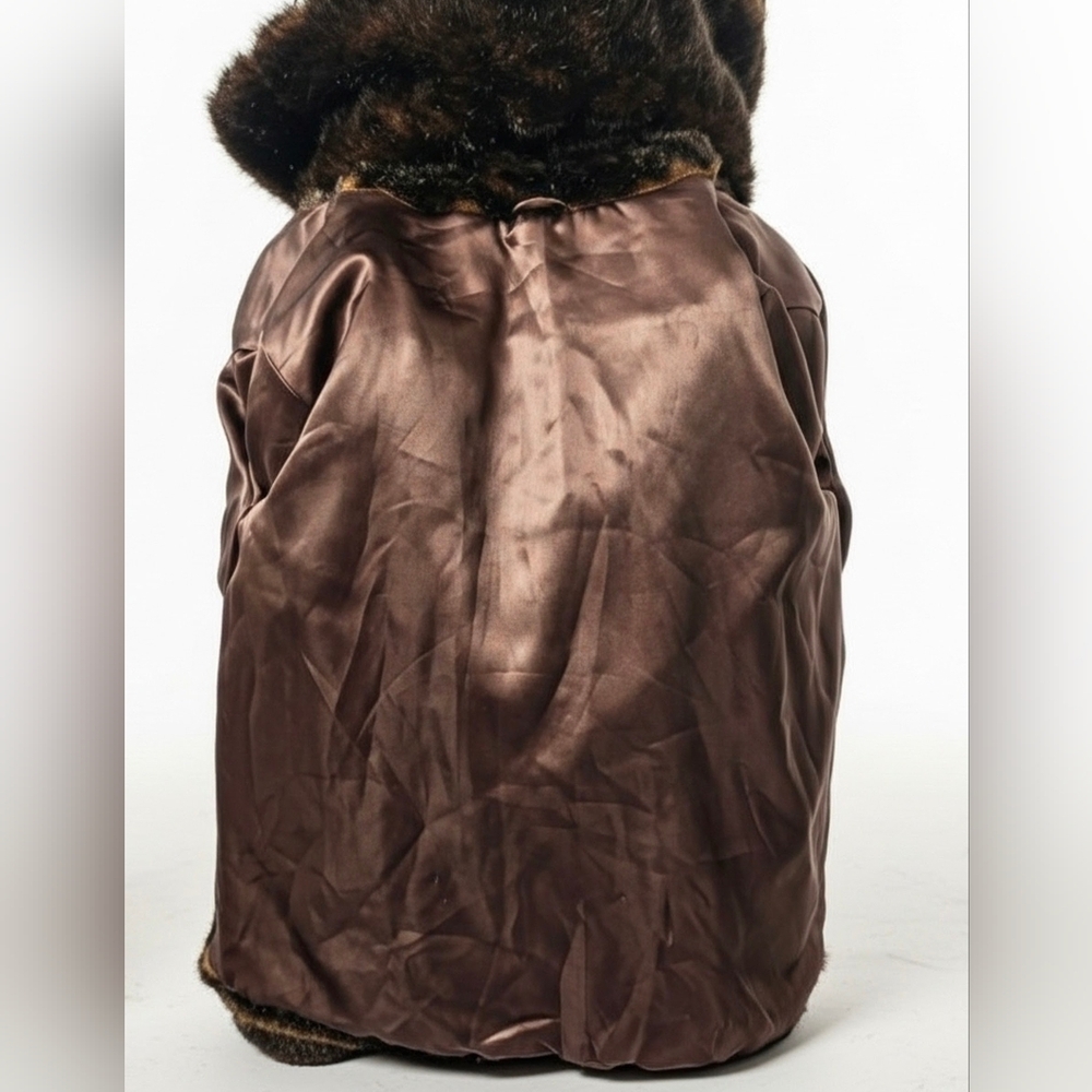 Chic Double-Breasted Brown Teddy Jacket - image 4
